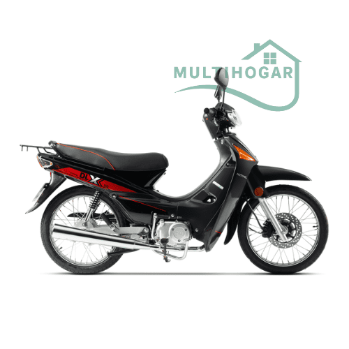 La DLX Deluxe está pensada para quienes buscan una moto confiable y económica para moverse en la ciudad. Con motor monocilíndrico OHC de 108cc, ofrece un excelente balance entre potencia (8 HP) y consumo reducido, con apenas 2,1 L cada 100 km, lo que se traduce en gran autonomía y bajo mantenimiento ⛽.

Su amplio asiento y generoso espacio para las piernas garantizan una conducción cómoda, ideal para trayectos cortos y medios. Además, cuenta con freno delantero a disco con sistema CBS, arranque eléctrico y por patada, y una práctica parrilla porta equipaje para tus necesidades diarias.