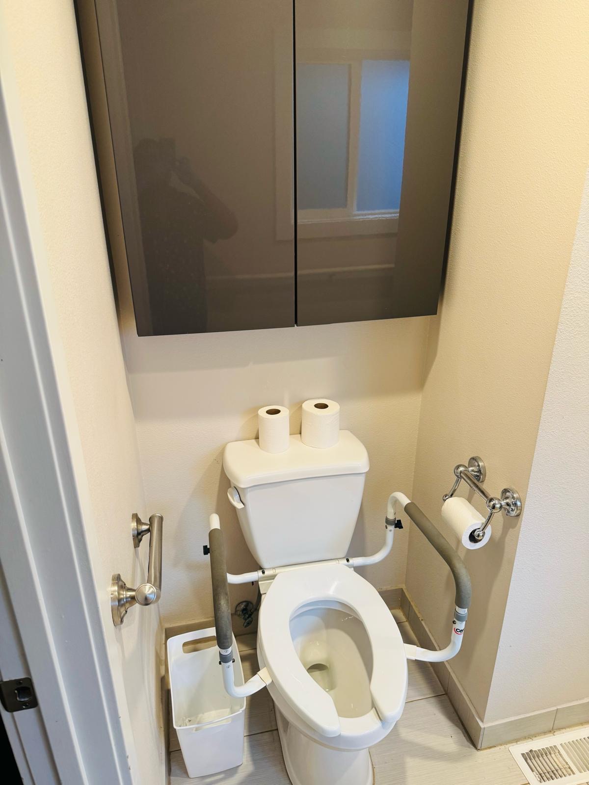 Well-maintained private bathroom in Bramig Adult Care Home.