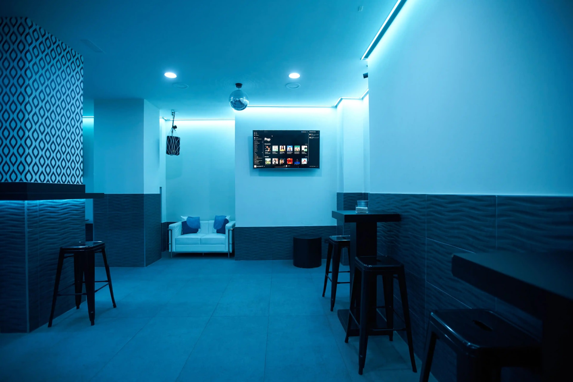 Zaal Olas - decoratie en meubilair voor evenementen in Madrid