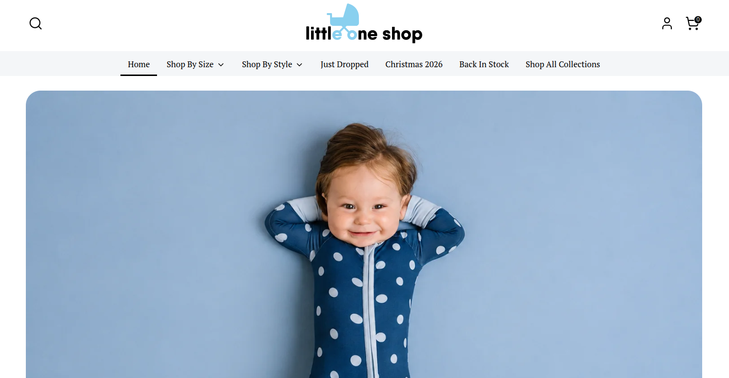 LITTLE ONE SHOP website preview