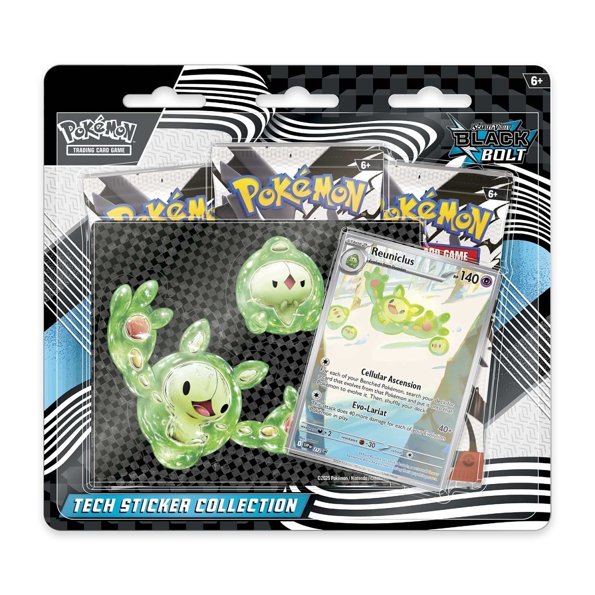 Black Bolt Tech Sticker Collection - Reuniclus