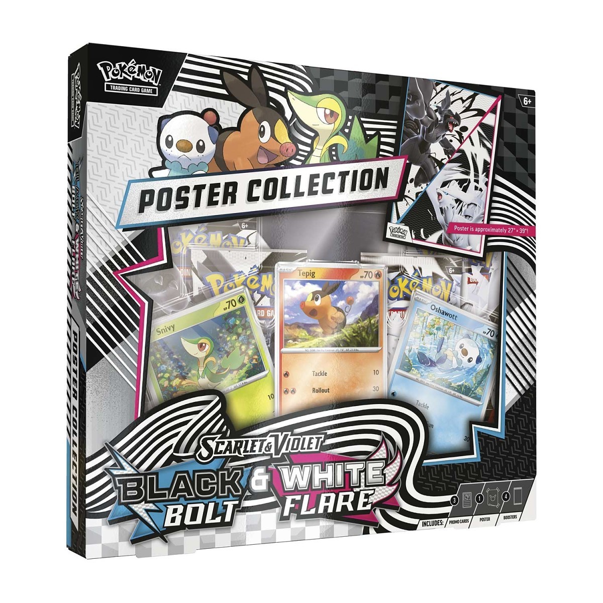 Black Bolt & White Flare: Unova Poster Collection ürün görseli