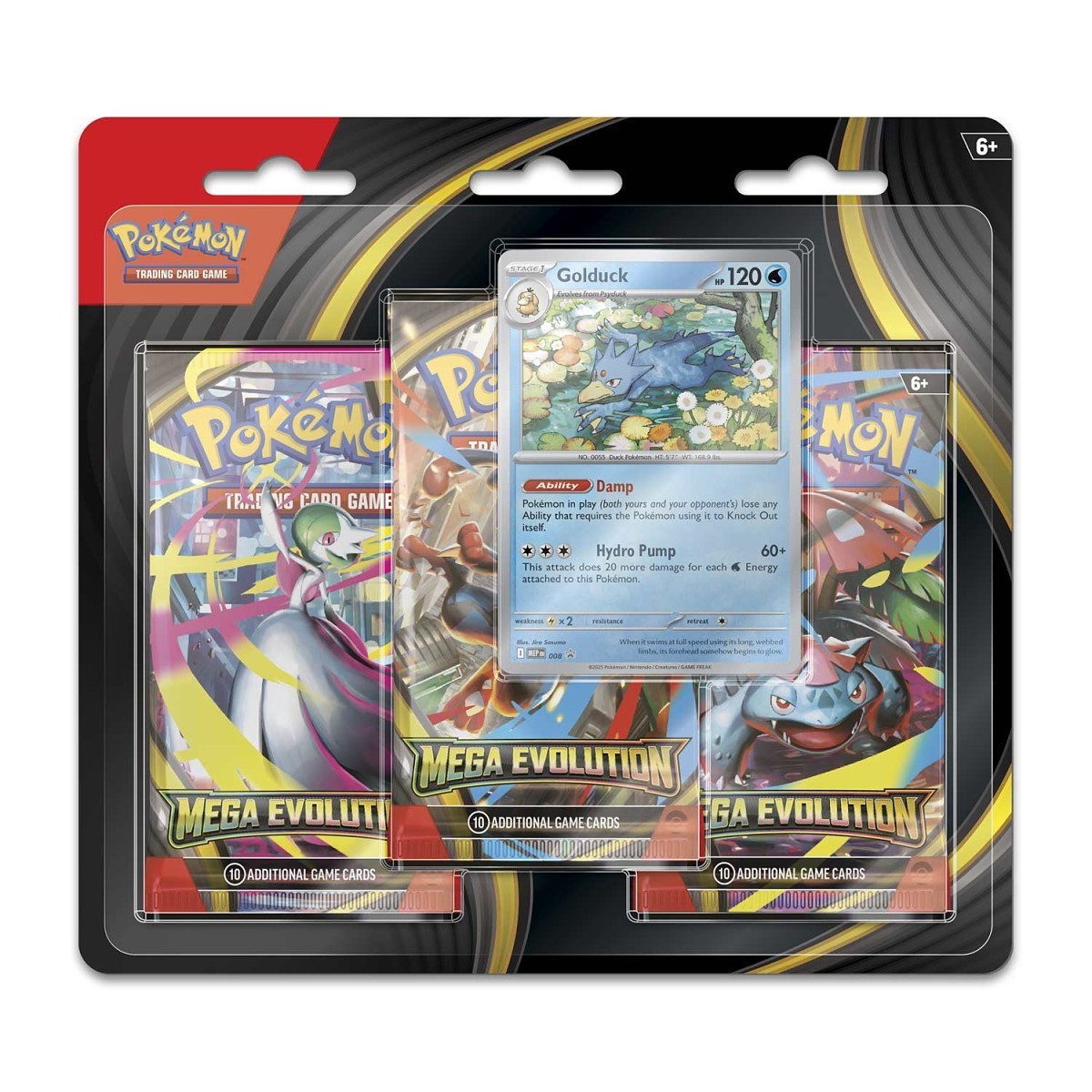 Golduck 3-Pack Blister Mega Evolution ürün görseli