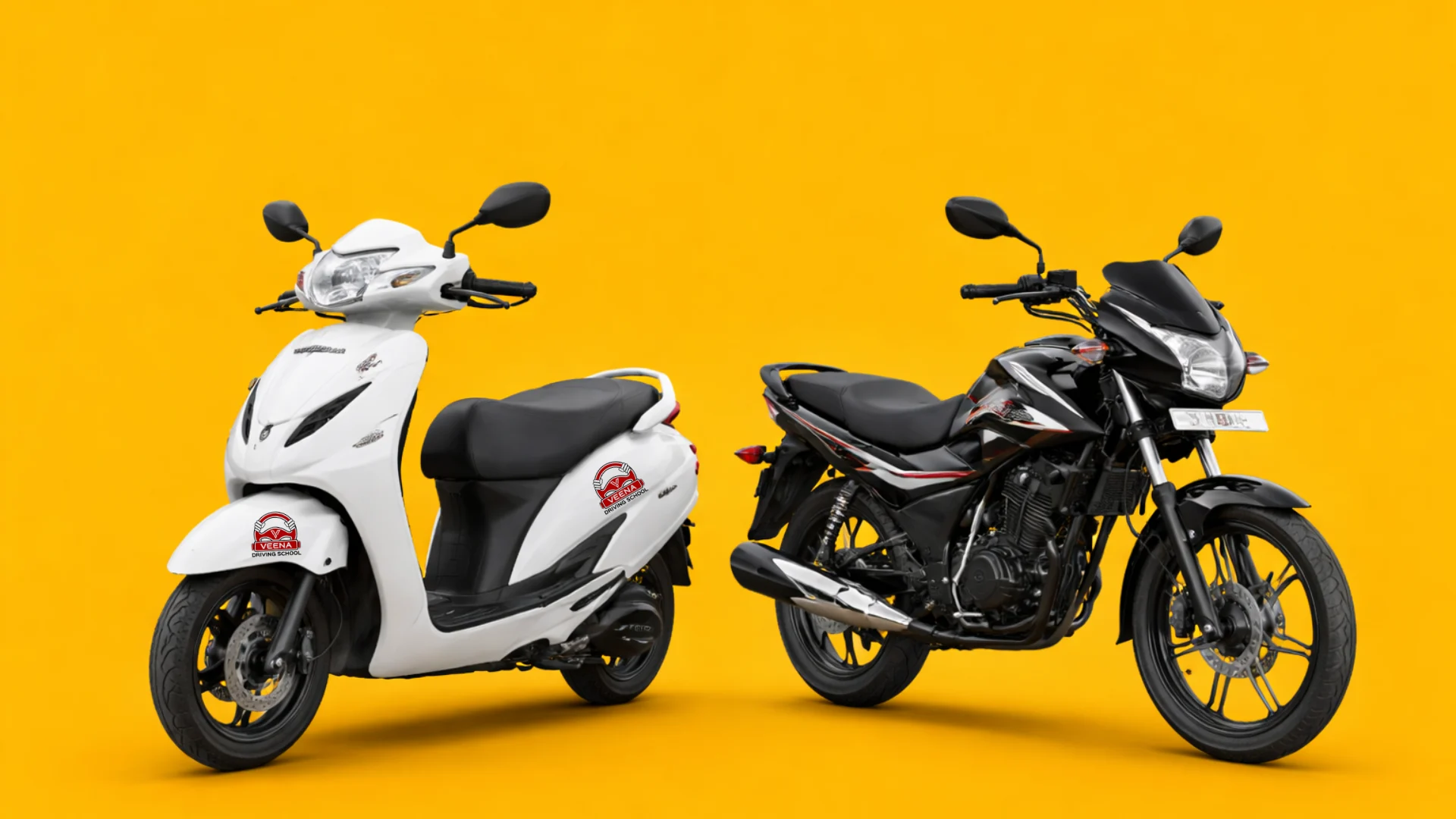 An instructor guiding a student on the road