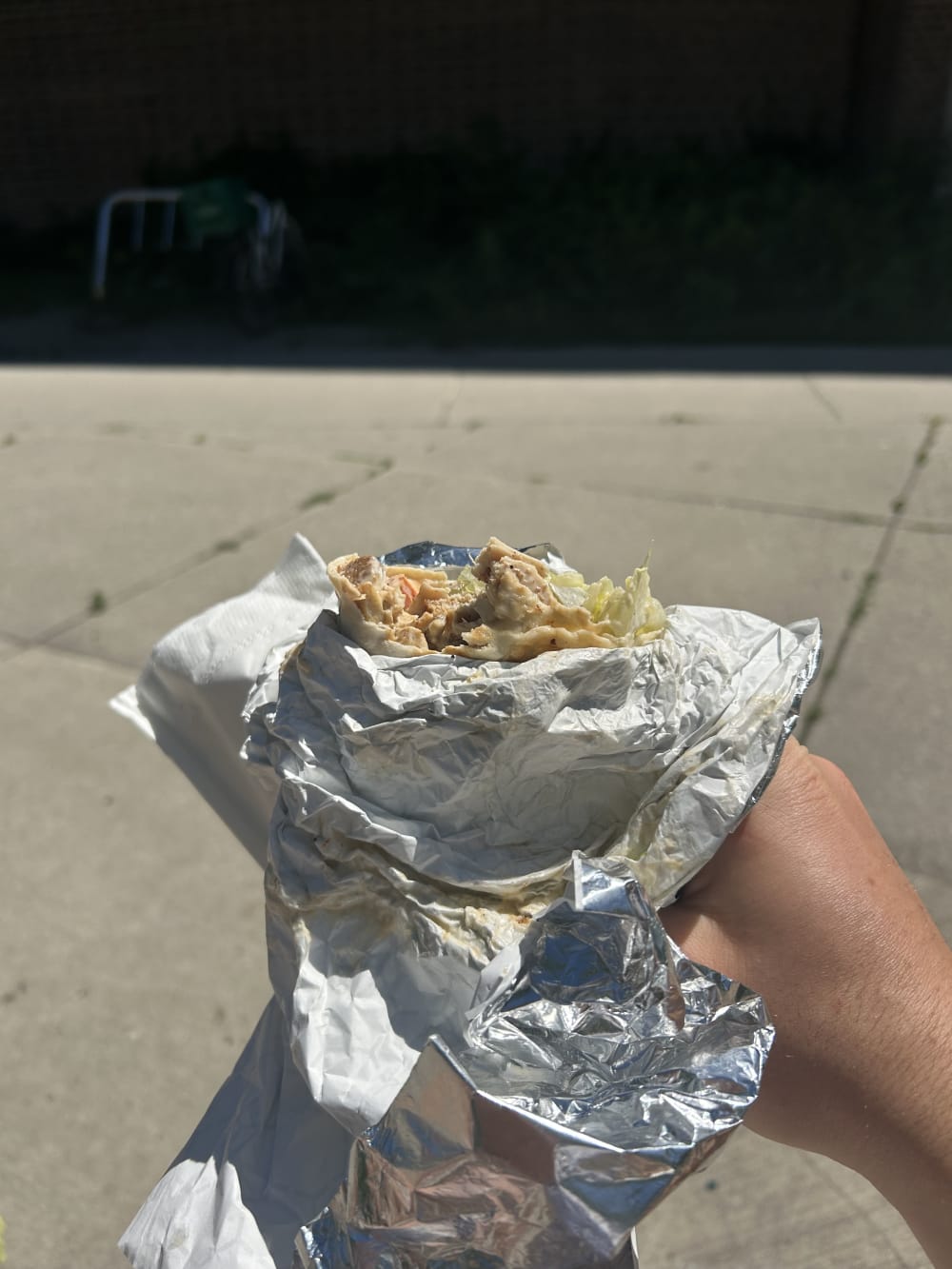 Shawarma at Shakes N Shawarma, Toronto