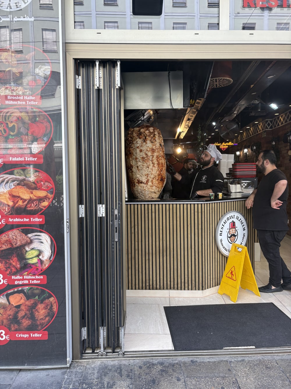 Shawarma at Restaurant Al Zeem, Toronto