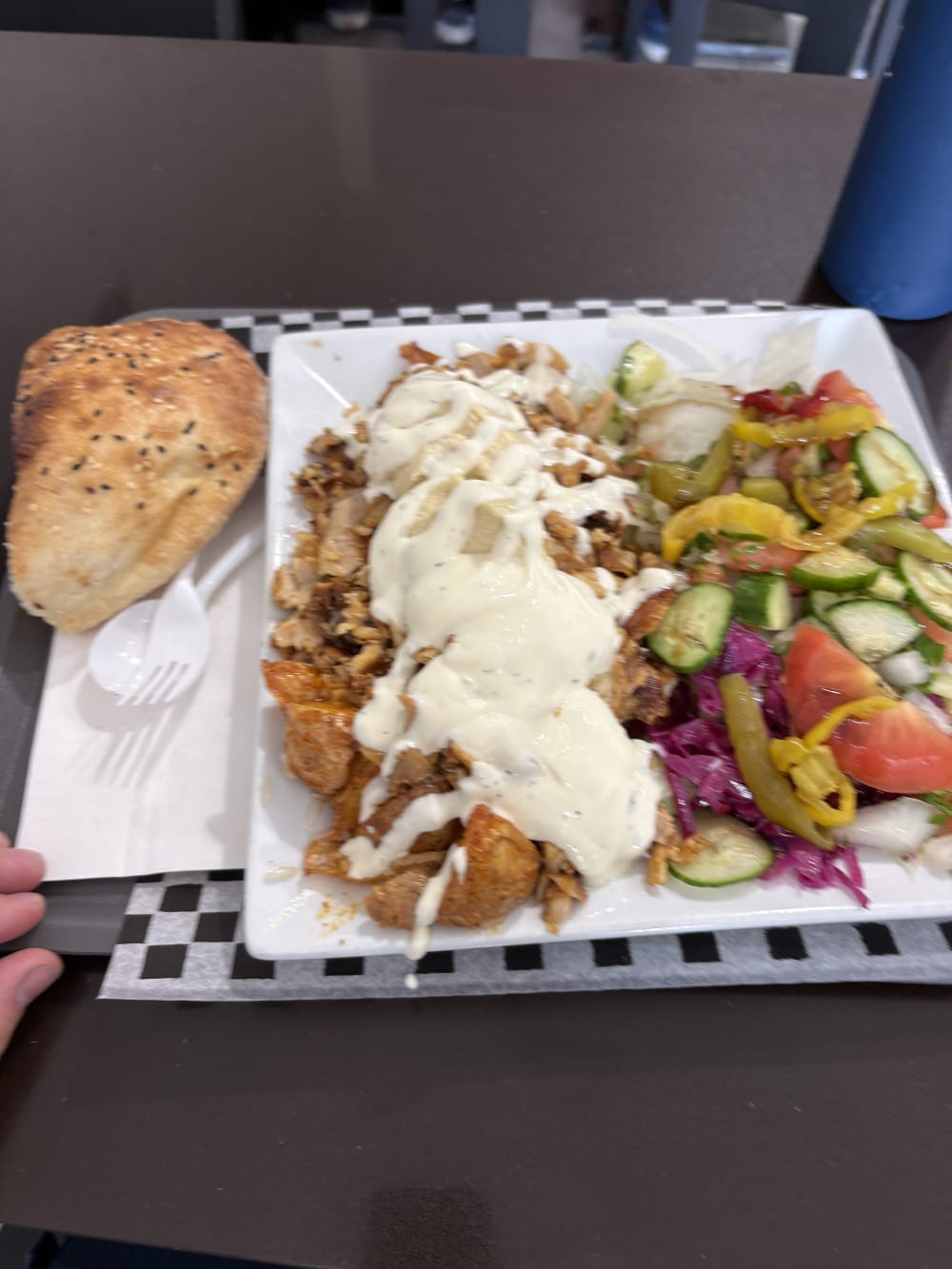 Shawarma at Njoy shawarma, Toronto