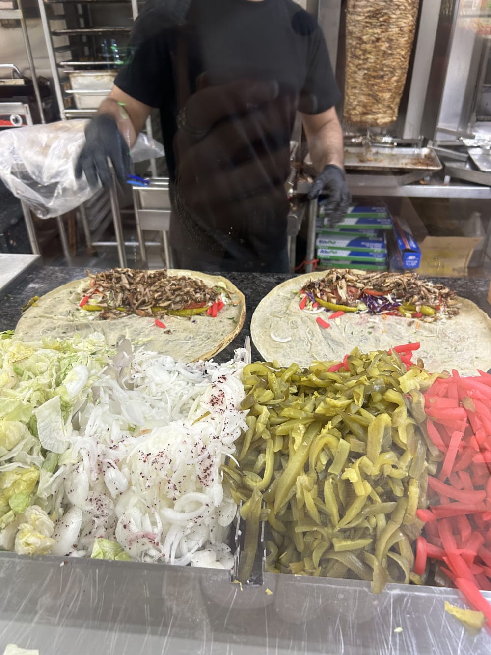 Shawarma at Flaming Stove, Toronto
