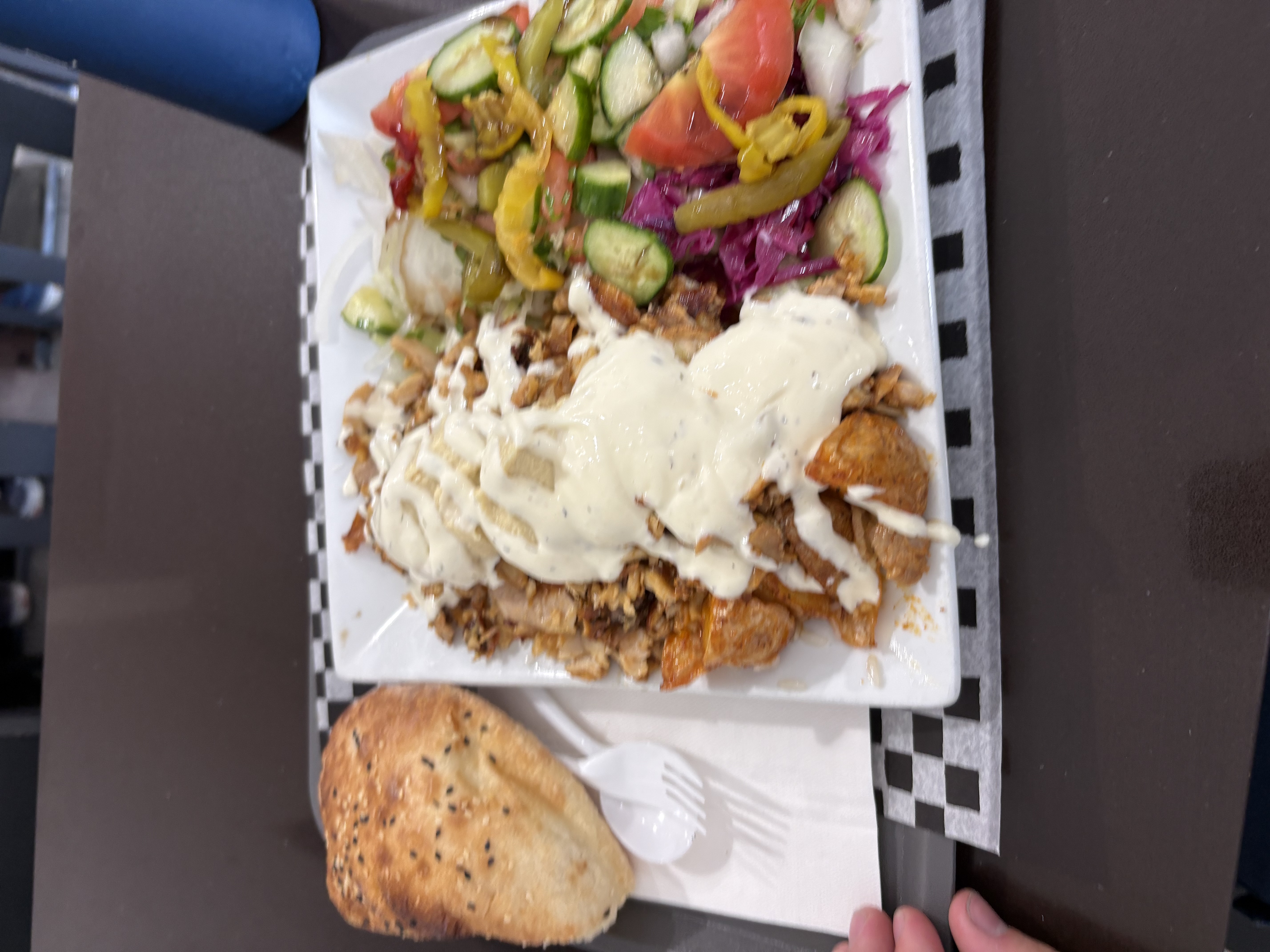 Shawarma at Njoy shawarma, Toronto