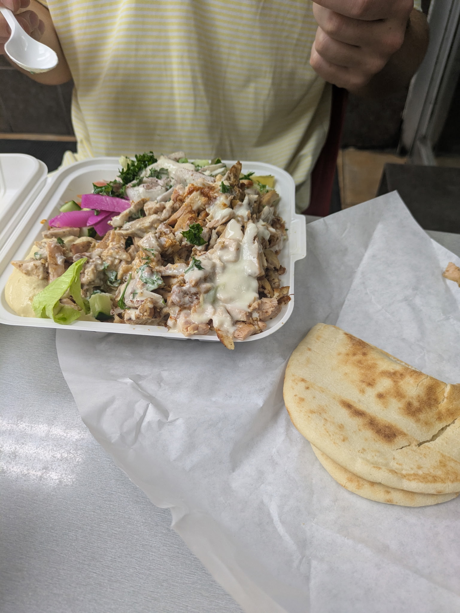 Shawarma at Shawarma Empire, Toronto