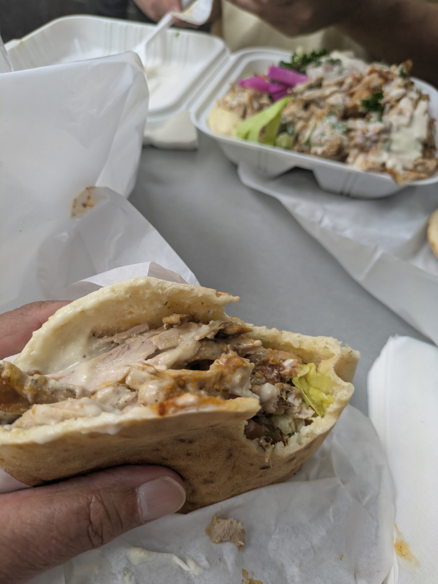 Shawarma at Shawarma Empire, Toronto