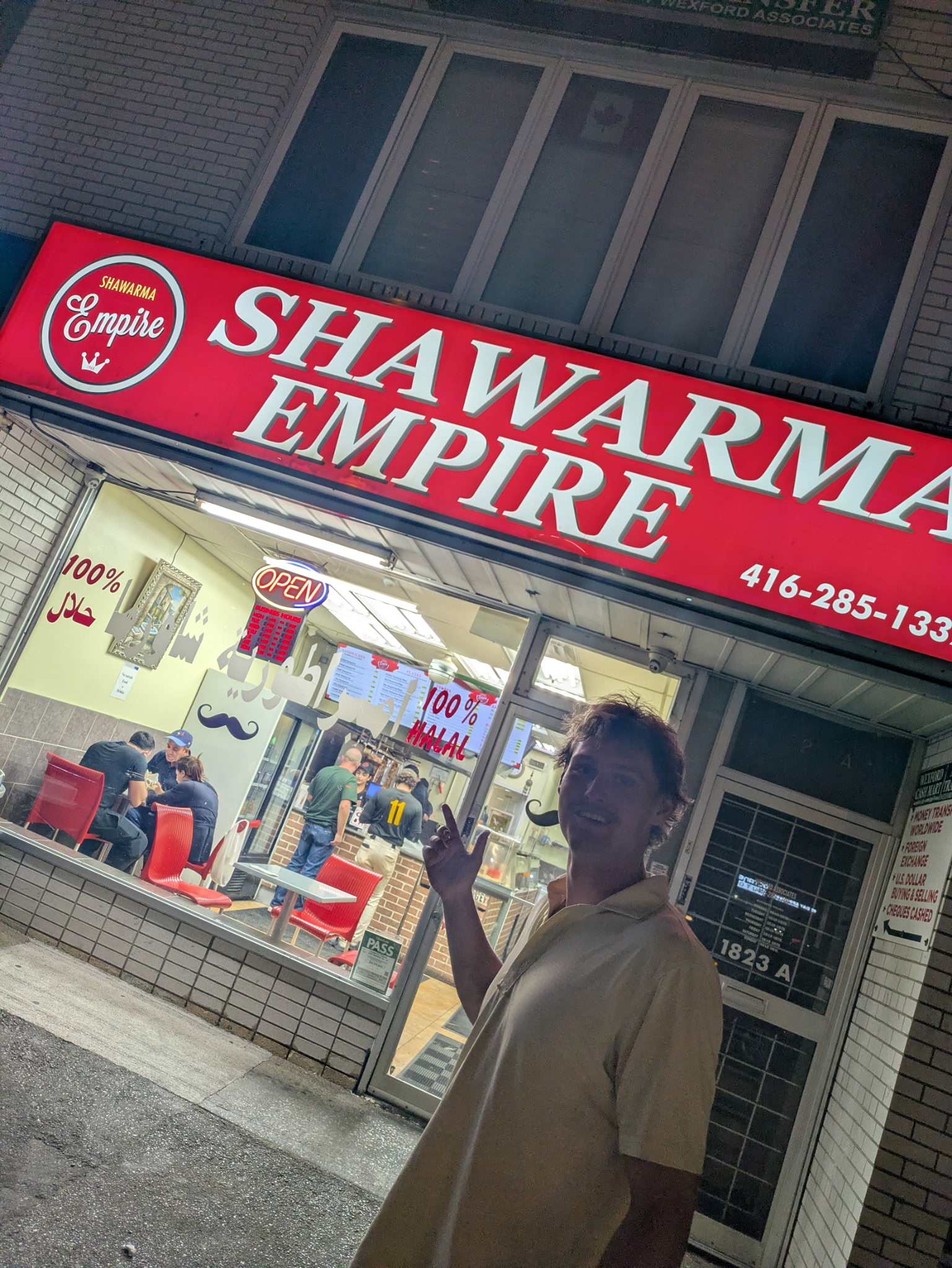Shawarma at Shawarma Empire, Toronto