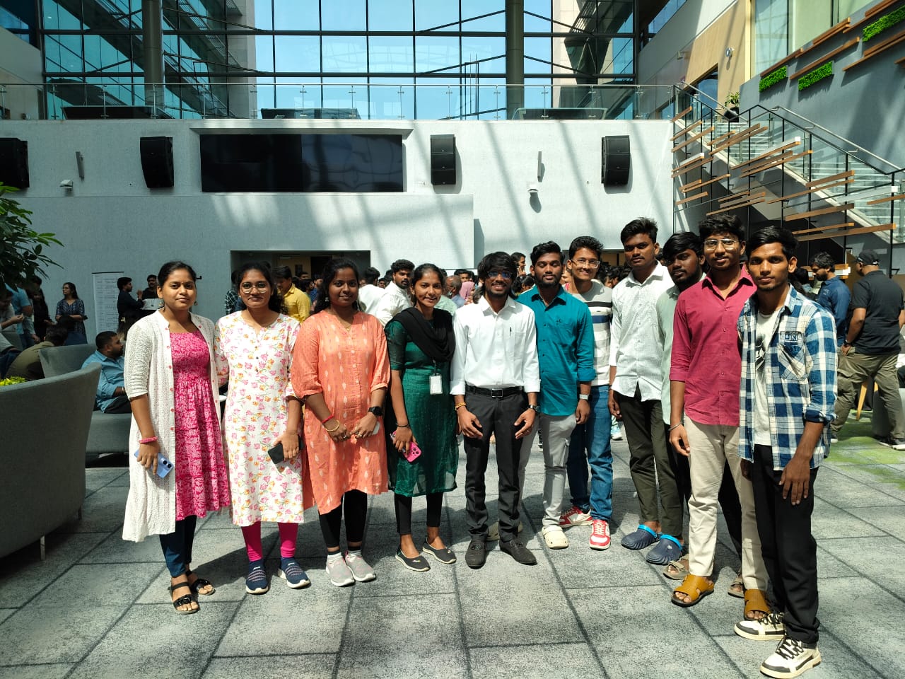 Team working during hackathon