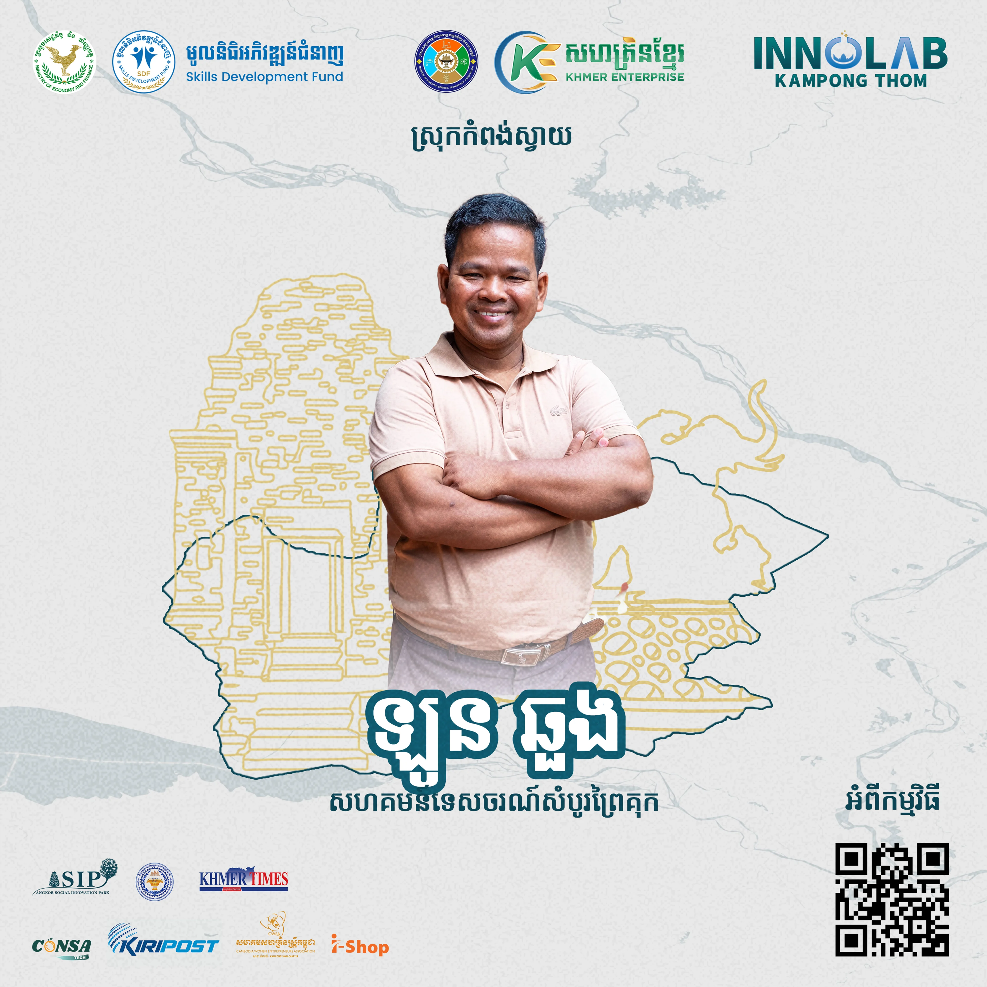 លោកឡូន ឆួង សហគមន៍ទេសចរណ៍សំបូរព្រៃគុក