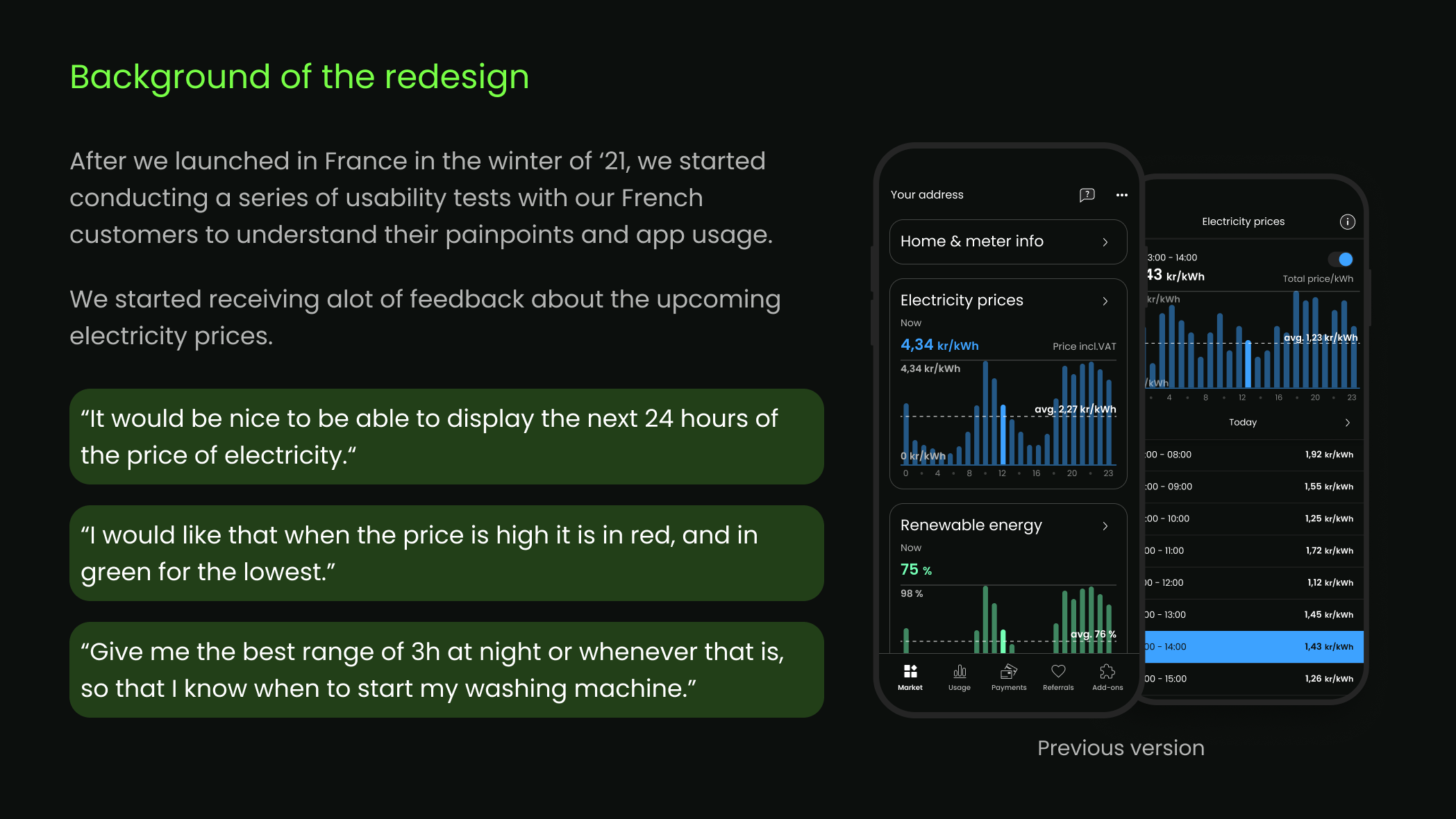 Existing price view that hid tomorrow’s affordable EV charging windows