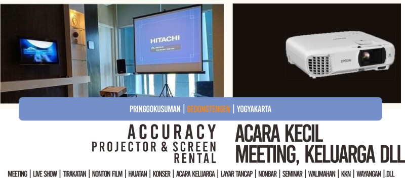 Sewa Proyektor dan Screen Jogja Area | Office and Multimedia Projector| Pringgokusuman Gedongtengen Yogyakarta