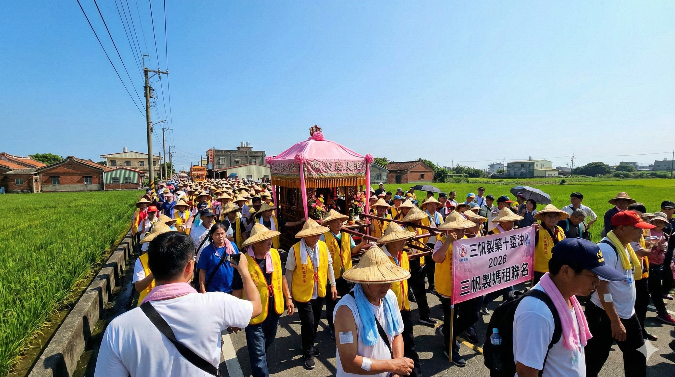 2026 白沙屯媽祖進香-白日熱鬧場景