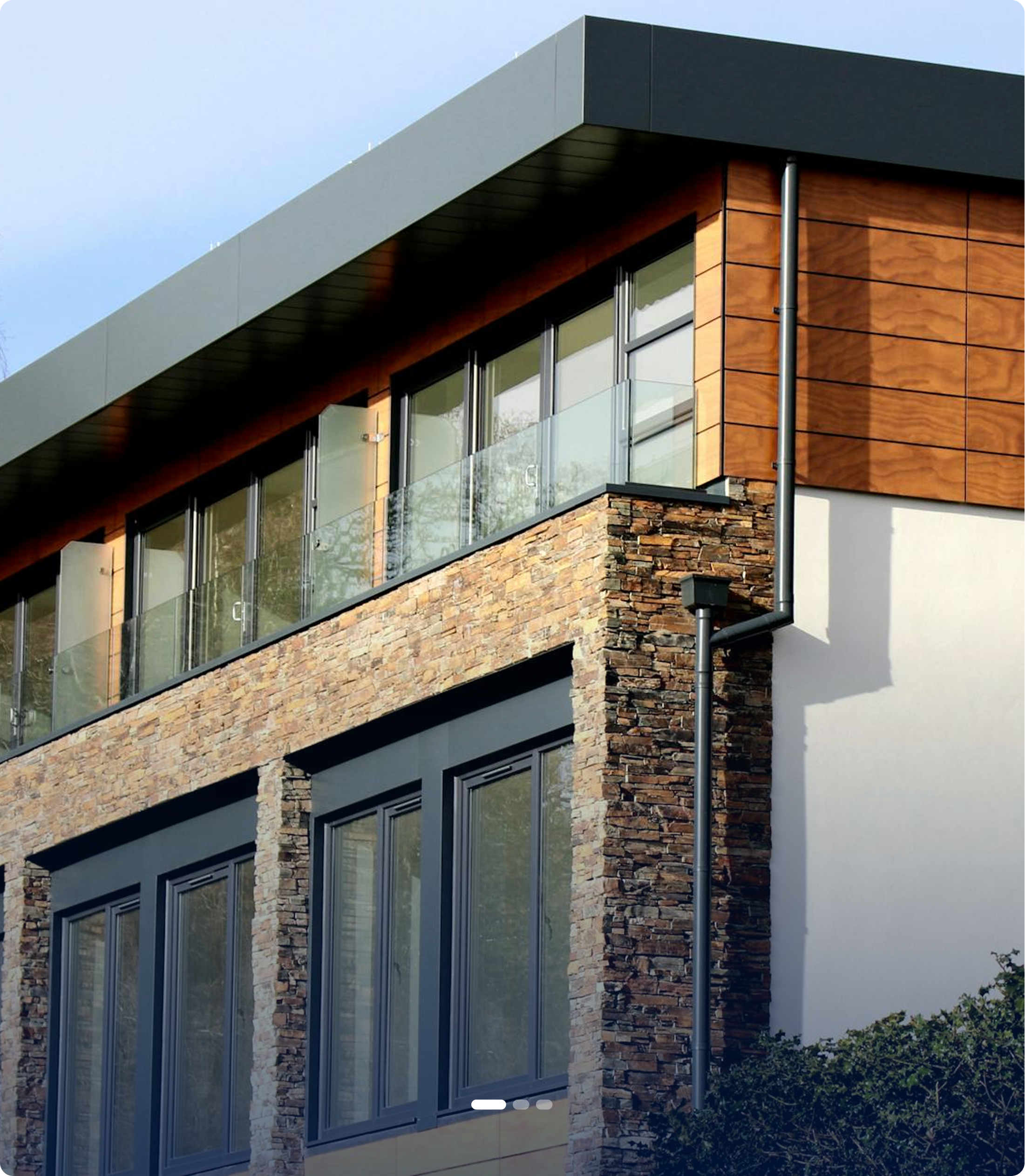 Modern home exterior