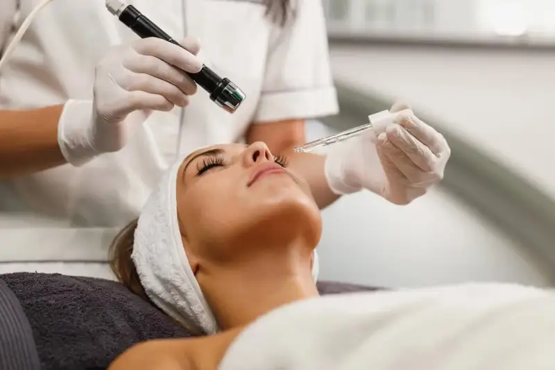 Exosome microneedling facial treatment at Call of Beauty Med Spa