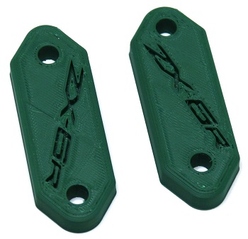 むー 2 X Mirror Delete Block Off Blanking Plugs Plates for Kawasaki