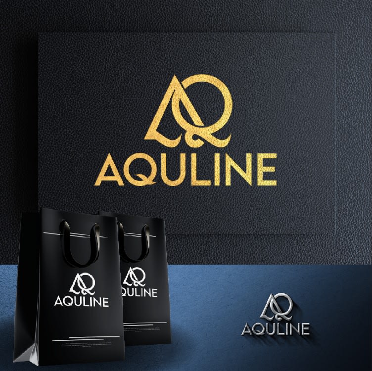 Jasa Logo Parfum untuk Aquline Jasalogo.id