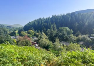 An image of the stunning views around of Residential Country Park in Scotland, Glendevon, on a summer's day.