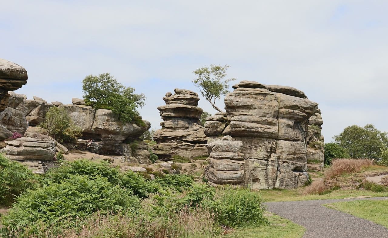 Circular walk at Brimham Rocks image