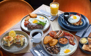Our delicious breakfast options availanle]] across a range of our Away Resorts locations. image