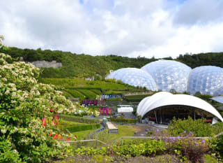 The local and well known Eden Project in Cornwall, a perfect place to visit on your Cornwall trip. image