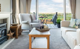 The interior of one of holiday homes with stunning views. image