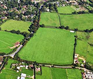 Drone image of The New Forest.