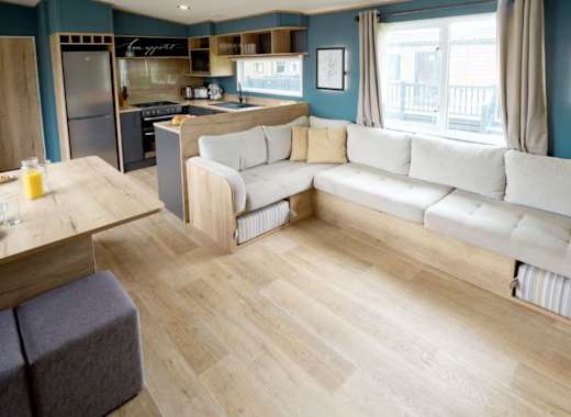 caravan interior at Cleethorpes Pearl