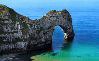 A image of Durdle Door on a sunny day. image