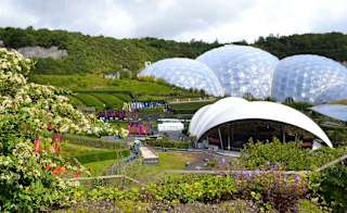 The local and well known Eden Project in Cornwall, a perfect place to visit on your Cornwall trip. image