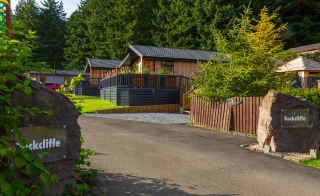 A view of the stunning holiday homes for sale at Glendevon, Scotland. image