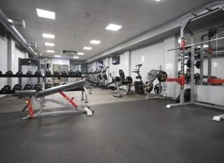The modern gym at our Dorset holiday park, Swanage Bay View. image