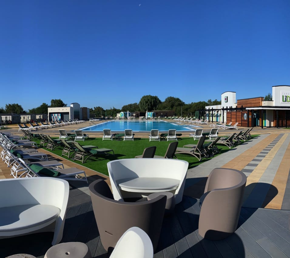 The Lakeside Lido at our leafy lakeside paradise, Tattershall Lakes. image