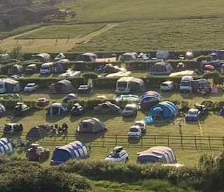 Low-cost family camping holiday
