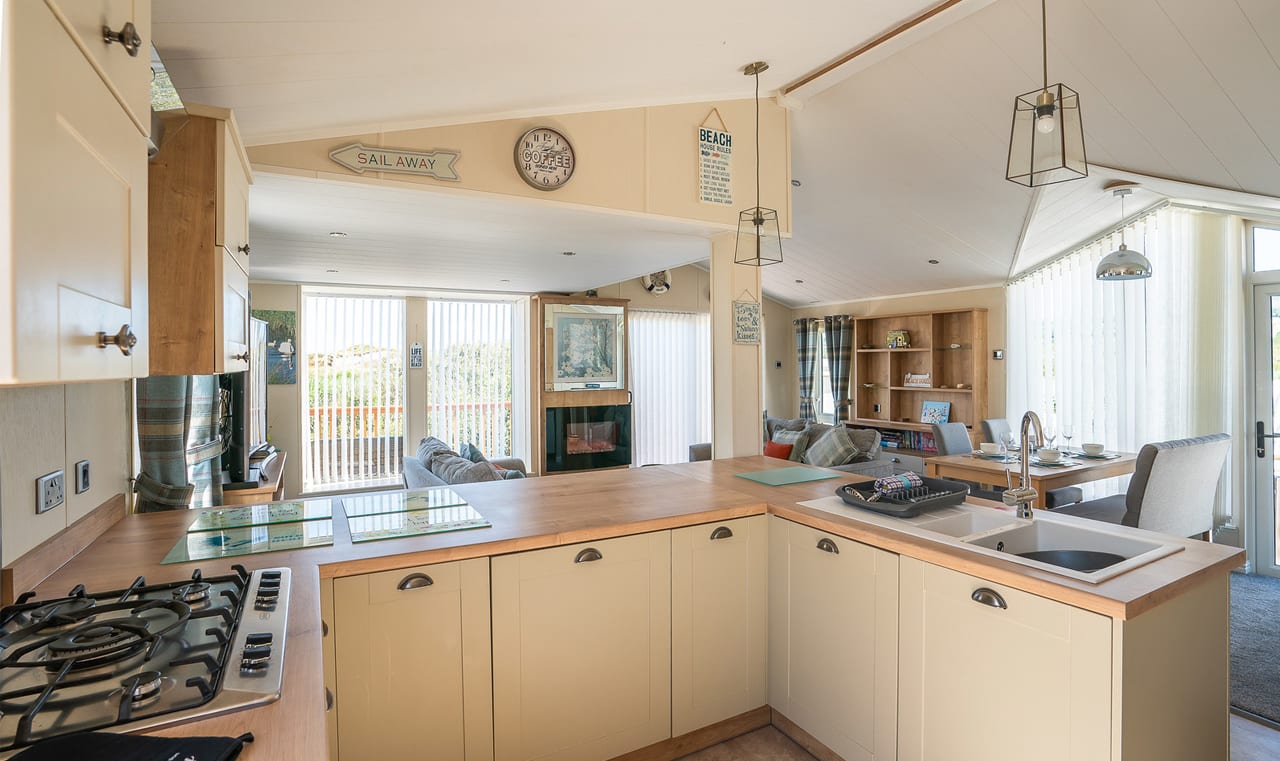 The kitchen area of our Exclusive Rooftop Lodge. Book your holiday now! image