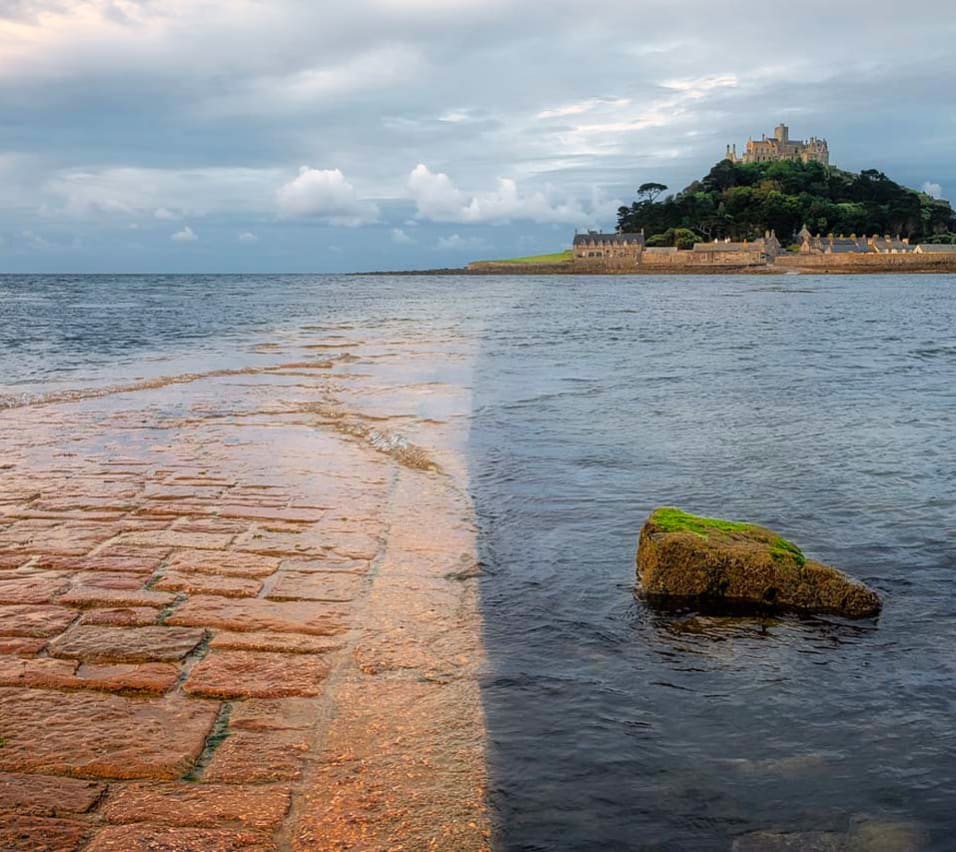 A view of St Michael's Mount in Cornwall. image