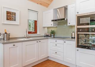 Clean and convenient kitchen area