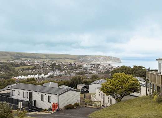 Landscape views of Swanage