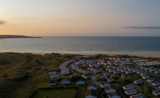 Views of the sea from our stunning holiday park in Cornwall, St Ives Bay. The perfect coastal holiday destination for all the family. image