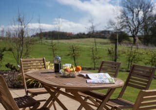 Outdoor seating area