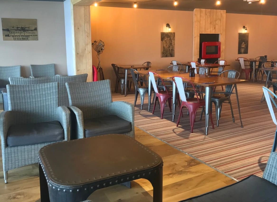 The indoor seating area at The Propeller Bar & Kitchen, Tattershall Lakes. image
