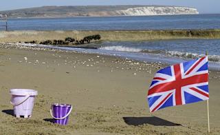 A view of Shanklin beach near our holiday park. image