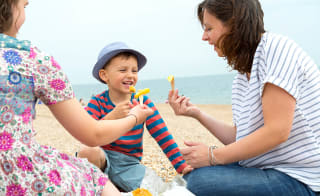 Enjoy tasty british classics like our fish and chips across our holiday parks. image