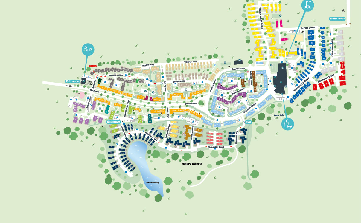 The Bay Filey map