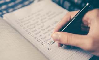 Use a packing checklist image