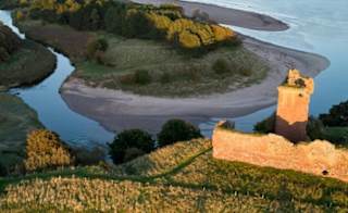 12. Red Castle and Lunan Bay Circular image